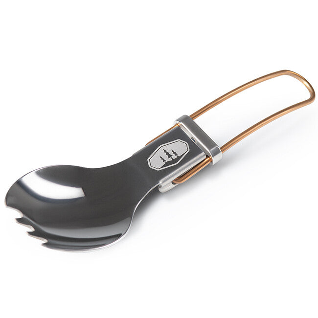 GSI Outdoors Glacier Folding Spork сгъваема лъжичка-вилица, оранжева