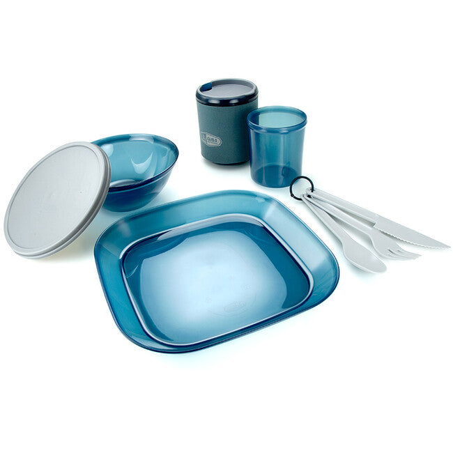 GSI Outdoors Infinity 1 Person Tableset готварски комплект, синьо