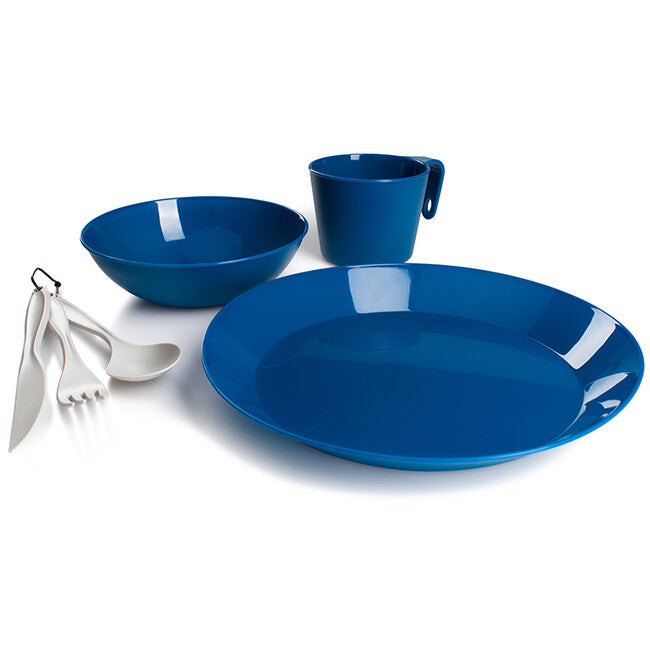 GSI Outdoors Cascadian 1 готварски комплект за една особа, синьо