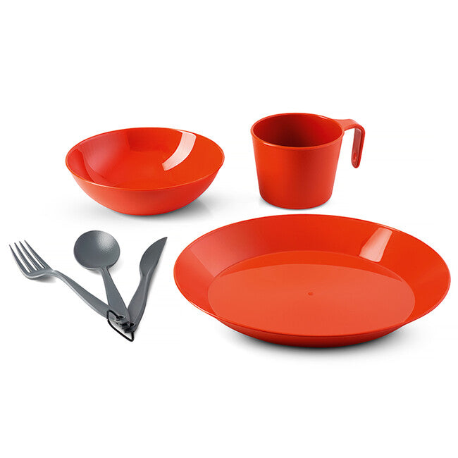 GSI Outdoors Cascadian 3 готварски комплект за една личност, теракота