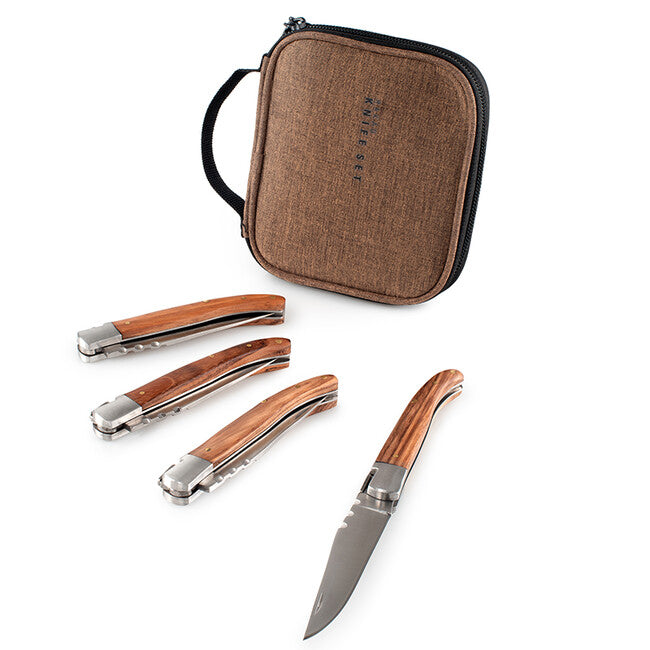 GSI Outdoors Rakau комплект стейкови складни ножове