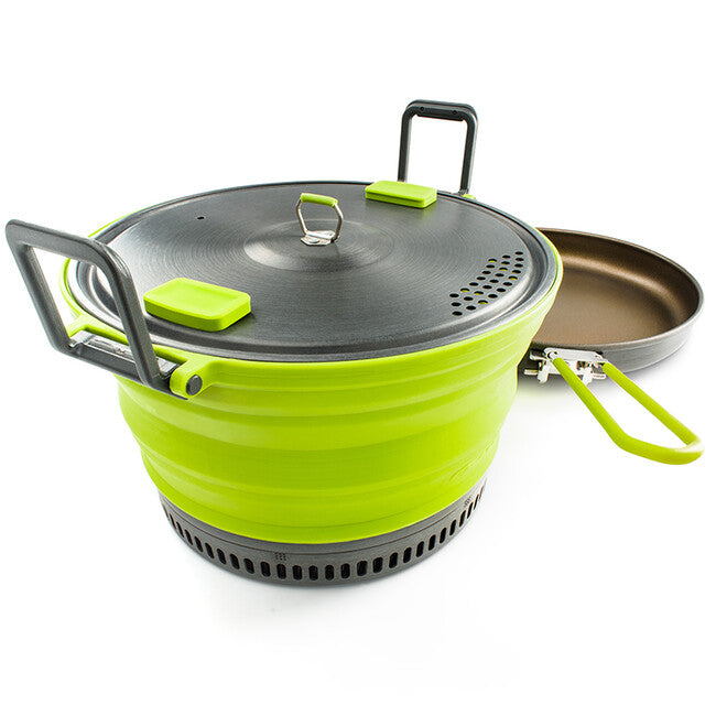 GSI Outdoors Escape HS комплект тефлонов тиган и сгъваемо канче 3L, зелено