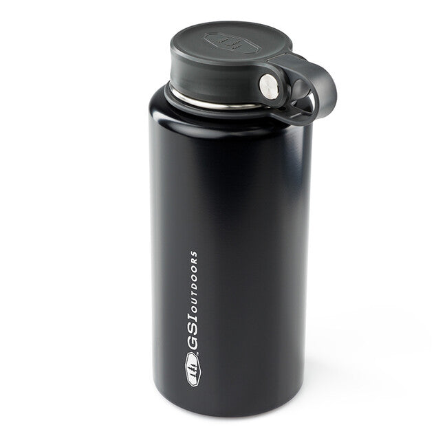 GSI Outdoors Microlite 1000 Twist термична бутилка 1 л, черна