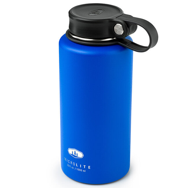 GSI Outdoors Microlite 1000 Twist термална бутилка 1 l, синя