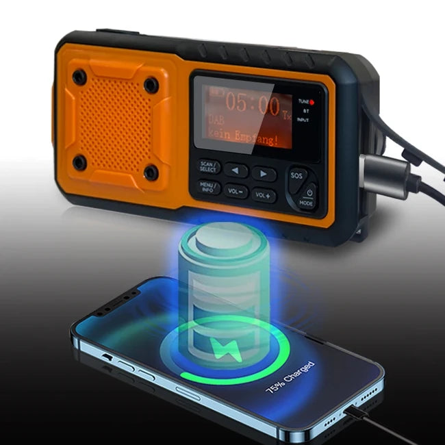 Liber Montis Sonus многофункционно радио DAB/DAB+ FM с Bluetooth 5.1 и SOS функция