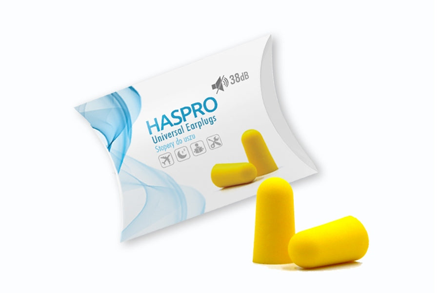 HASPRO 1P тапи за уши, жълти
