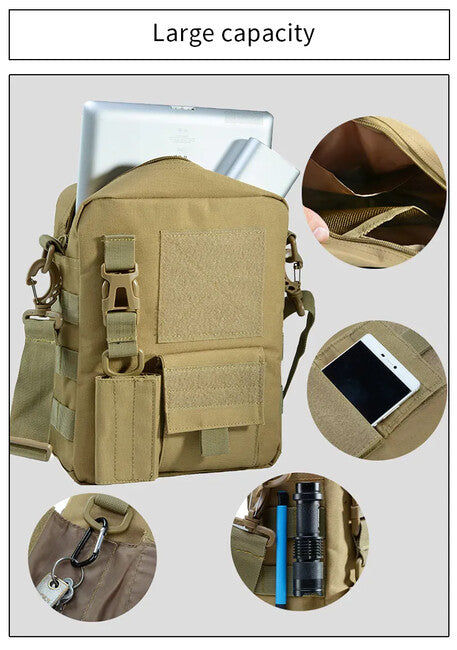 Dragowa Tactical чанта през рамо 4L, черна