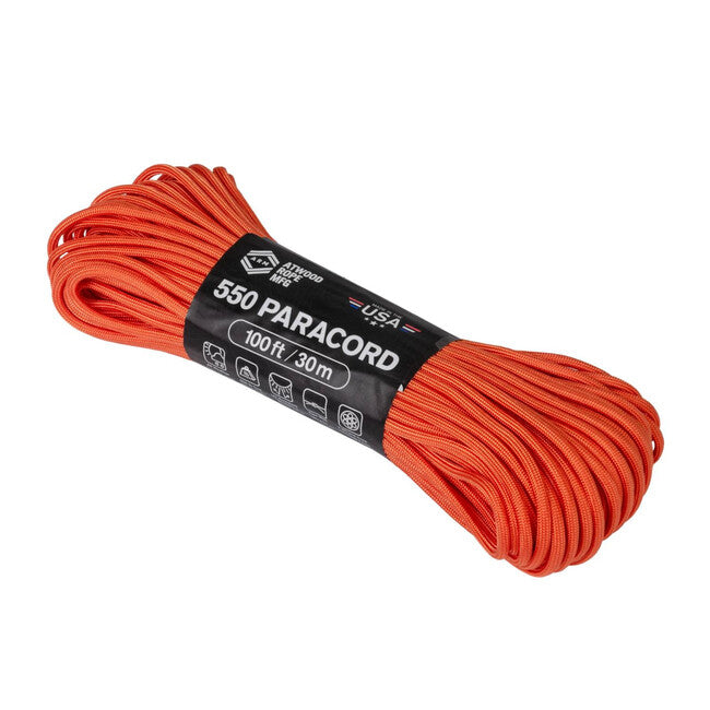 Helikon-Tex 550 Paracord изгорена оранжева (100 фута)