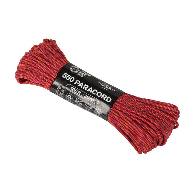 Helikon-Tex 550 Paracord мениаща се в цветовете (100 стопа), Blood Moon