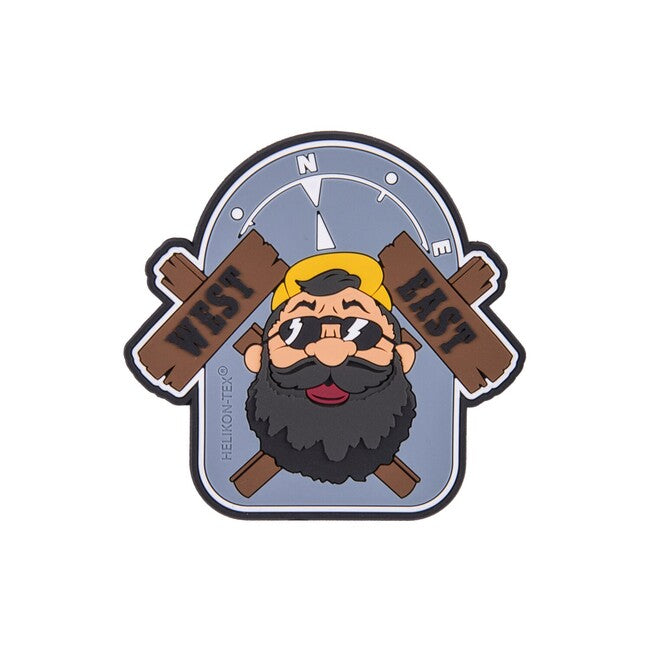 Helikon-Tex Beardman OUTBACK нашивка PVC "Beardman OUTBACK", сива