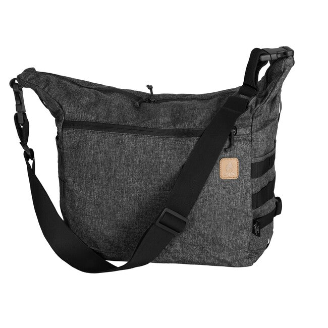 Helikon-Tex BUSHCRAFT SATCHEL чанта от найлон и полиестер смес, меланжирана черно-сива