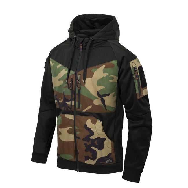 Helikon-Tex ROGUE HOODIE яке, черно/US WOODLAND