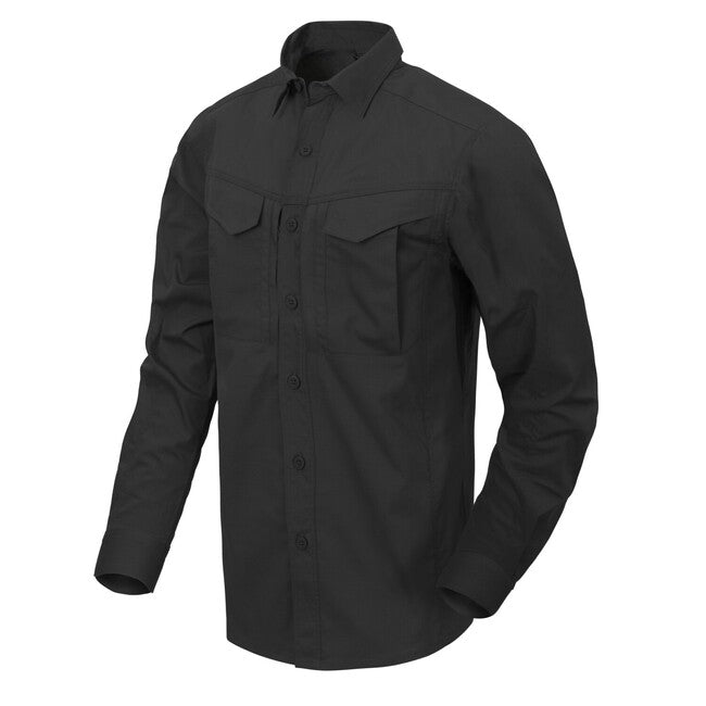 Helikon-Tex DEFENDER Mk2 риза с дълъг ръкав PolyCotton Ripstop, черна