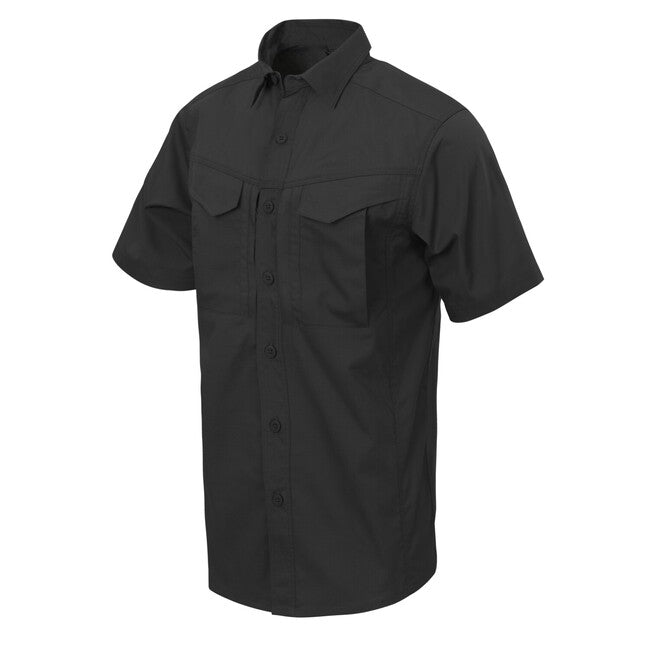 Helikon-Tex DEFENDER Mk2 риза с къс ръкав PolyCotton Ripstop, черна