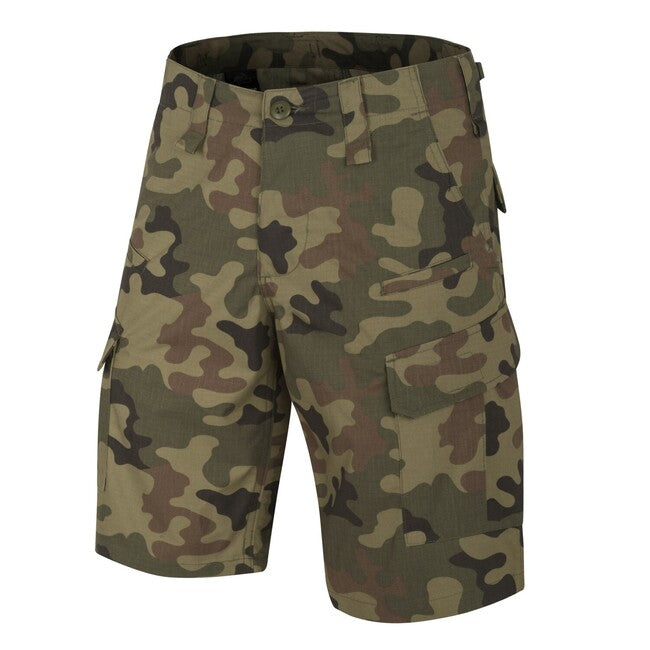 Helikon-Tex CPU къси панталони PolyCotton Ripstop, EN Woodland