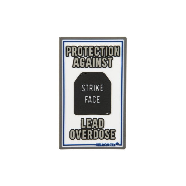Helikon-Tex "Lead Overdose" нашивка, бяла