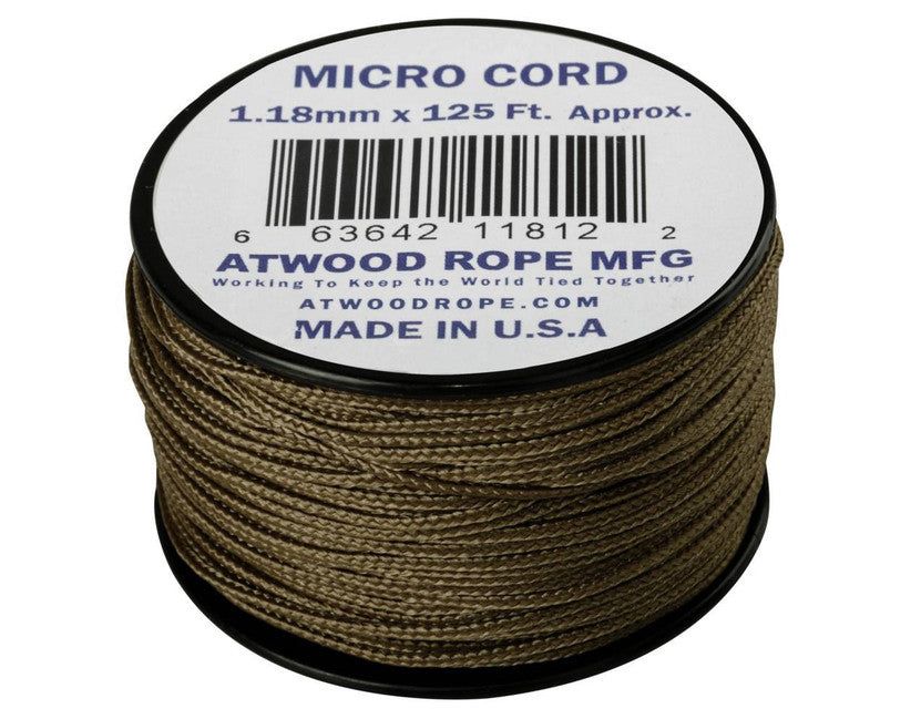 Helikon-Tex Micro Cord парашутна шнура 125FT, 37,5 метра, койот