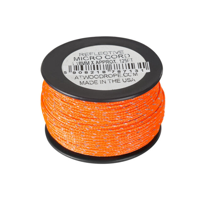 Helikon-Tex рефлективна шнура Mikro 1,18 mm (125 стопа), неонково оранжева