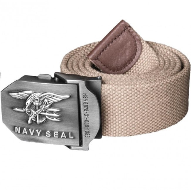 Helikon-Tex тъмносиньо Seal колан с метална тока 4cm, каки