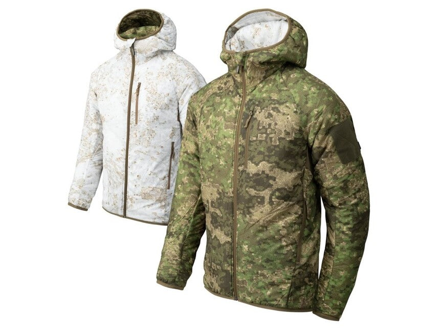 Helikon-Tex Wolfhound Двулицева яке Windpack, Pencott Wildwood/Pencott Snowdrift