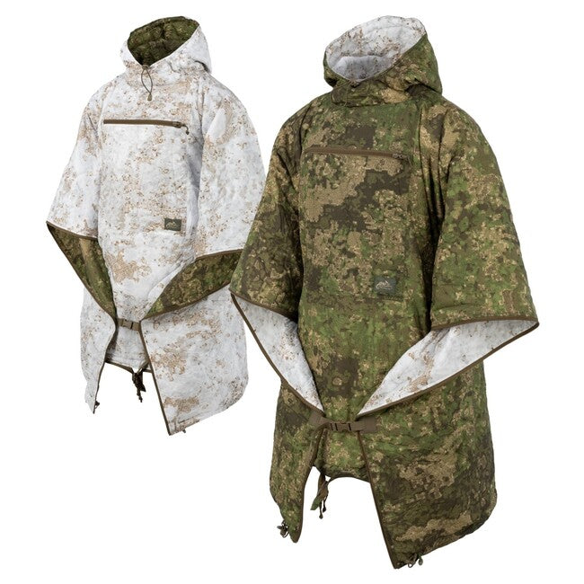 Helikon-Tex SWAGMAN ROLL двустранно пончо - Pencott Wildwood / Snowdrift