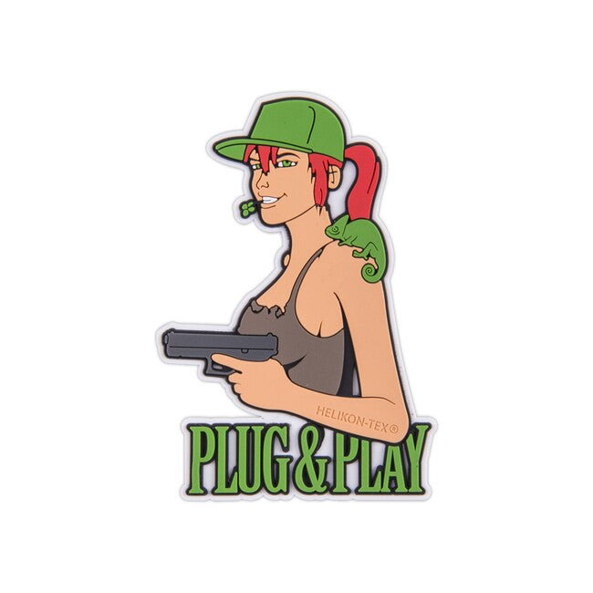 Helikon-Tex "Plug & Play" нашивка PVC, кафява