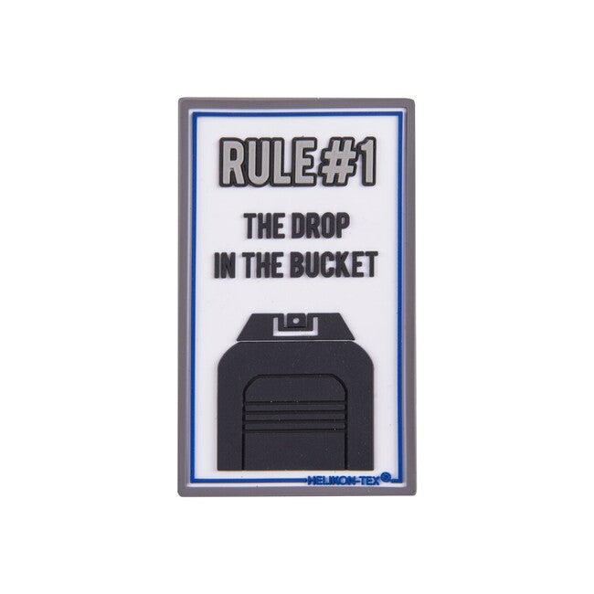 Helikon-Tex "Rule#1" нашивка PVC, бяла