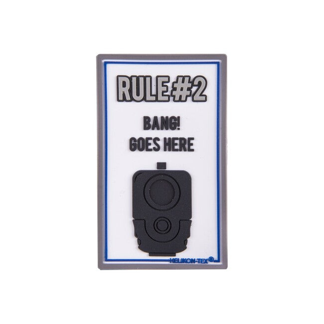 Helikon-Tex "Rule#2" нашивка PVC, бяла