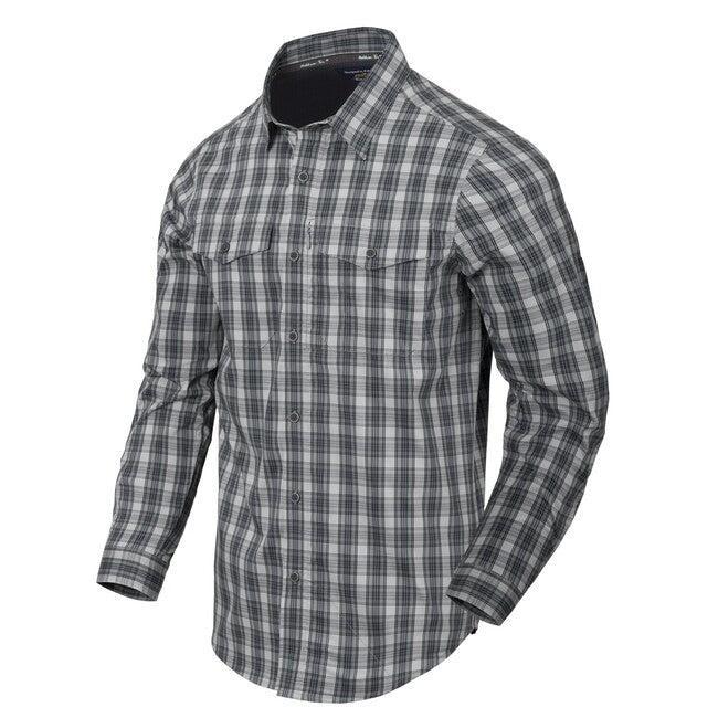 Helikon-Tex риза тактическа за скрито носене, Foggy сиво Plaid