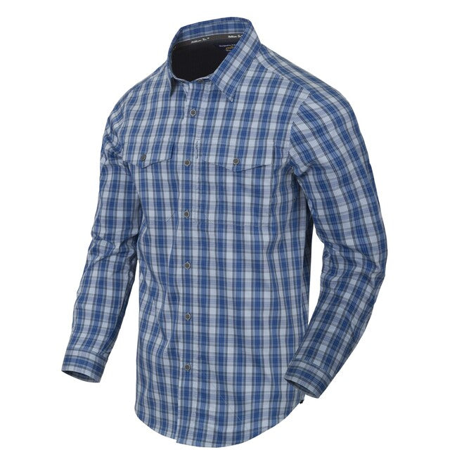 Helikon-Tex риза тактическа за скрито носене Plaid, Ozark синьо