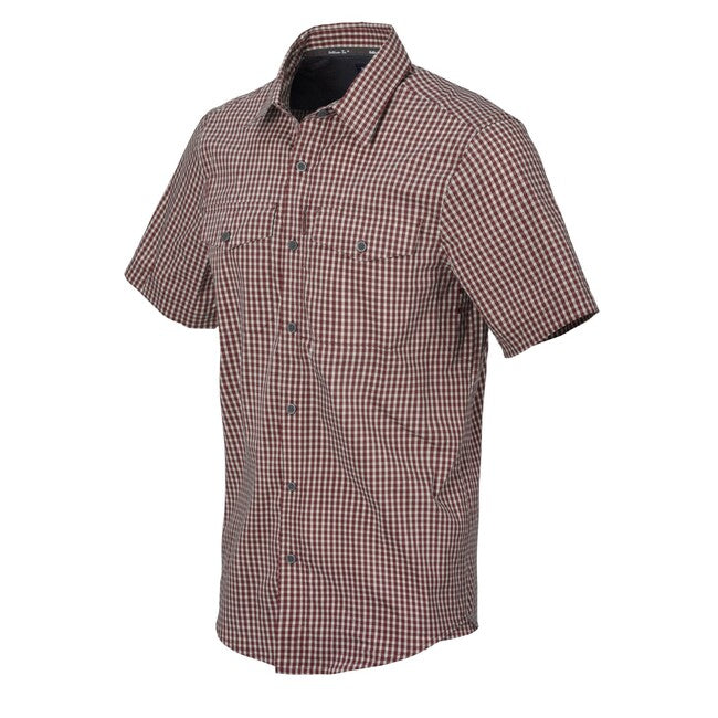 Helikon-Tex Covert Concealed Carry риза тактическа с кратък ръкав, Dirt червено Checkered