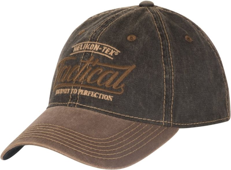 Helikon-Tex snapback шапка тактическа Dirty Washed Памук, Dirty Washed черно / кафяво