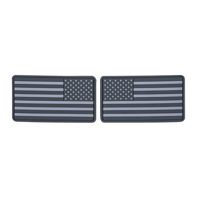 Helikon-Tex USA Large Flag нашивка PVC, сиво (комплект - 2pcs.)
