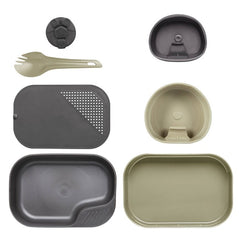 Helikon-Tex Wildo Camp Plastic Dinnerware Set, Desert Dark Grey
