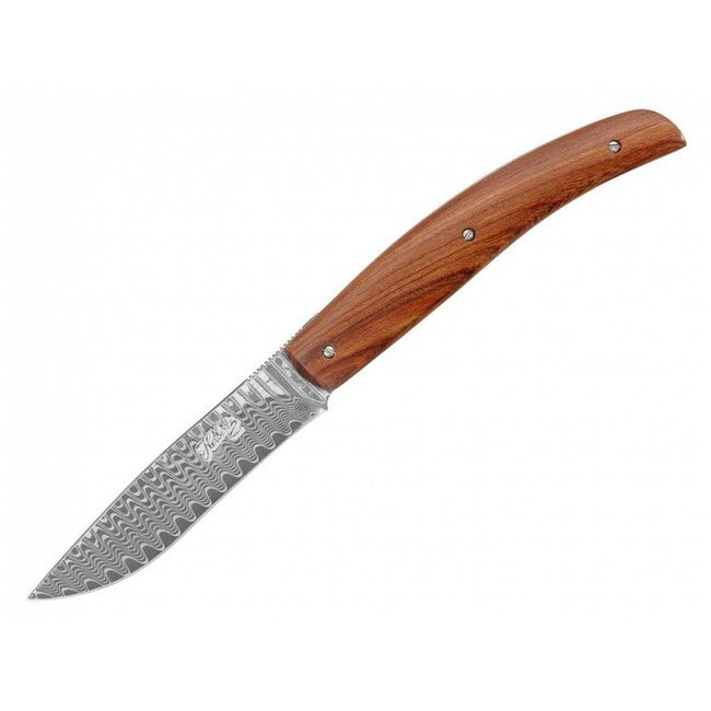 Herbertz Damast Sandel джобен нож 8,5cm, кафява