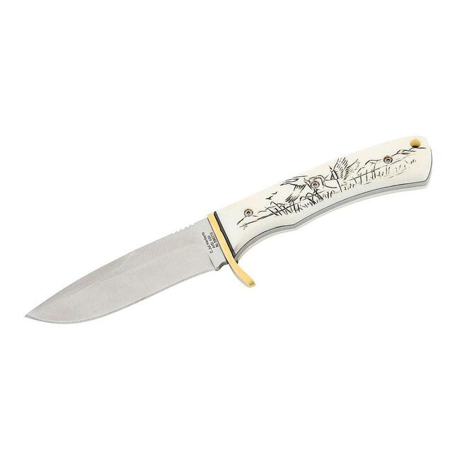 Herbertz Enten джобен нож Drop Point, 10,3cm, пластмаса, мотив патица
