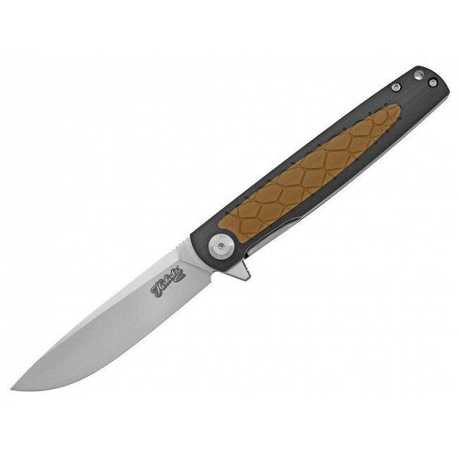 Herbertz G10 D2 джобен нож 9см, черен/кафяв