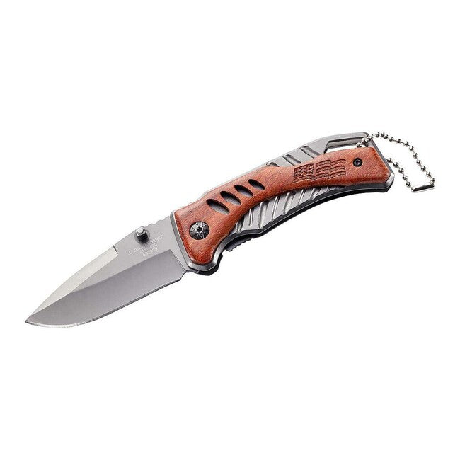 Herbertz джобен нож 7cm едноръчен, титан и дърво Cocobolo