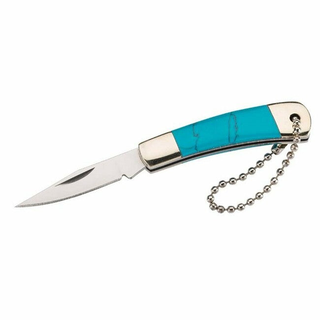 Herbertz мини джобен нож, тюркоазна, топка верига 4cm