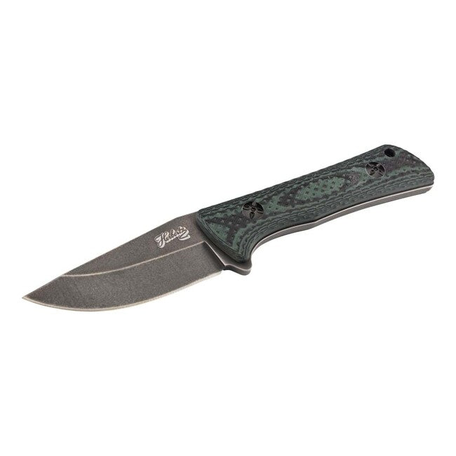 Herbertz джобен нож, 8,5cm, зелено-сив, G10
