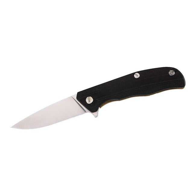 Herbertz TOP-Collection джобен нож с една ръка, черен, златист, 9,5cm, G10, неръждаема стомана