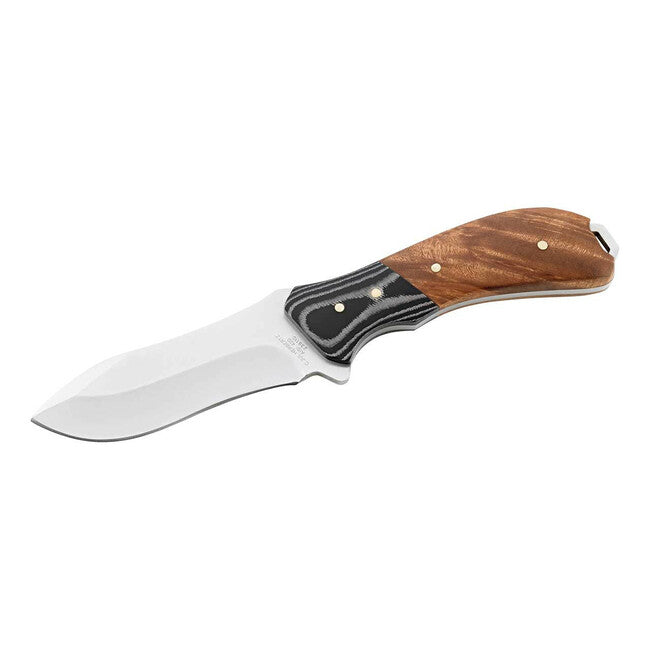 Herbertz външен нож 10 см, дърво, Micarta, кожен калъф