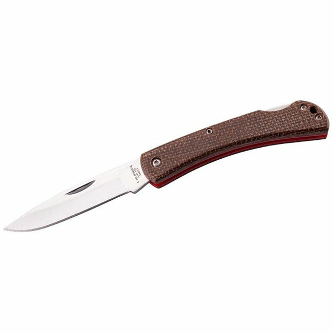 Herbertz джобен нож 6см, Micarta, кафява, 7,6 см