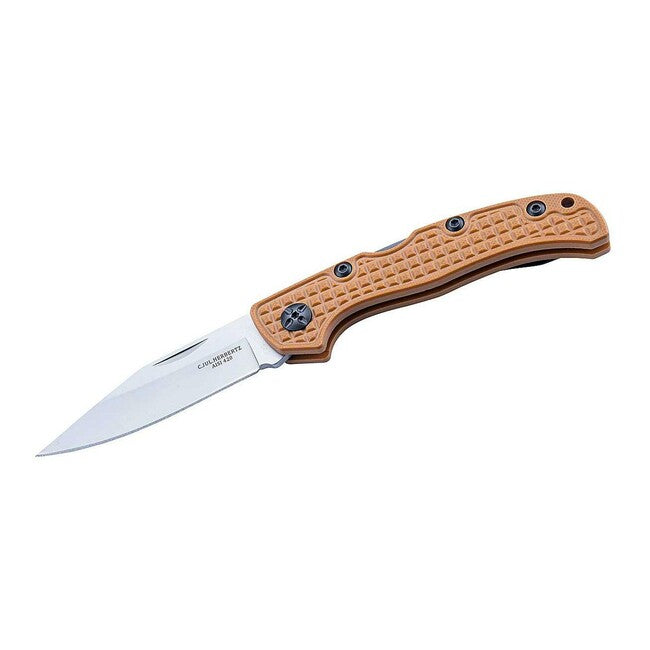 Herbertz джобен нож 7,7cm G10, кафява