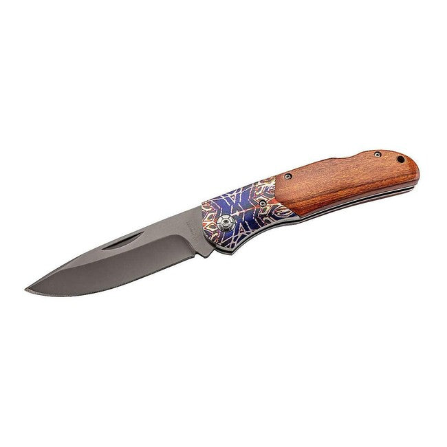 Herbertz джобен нож, Cocobolo, цветен печат, 9,5 см