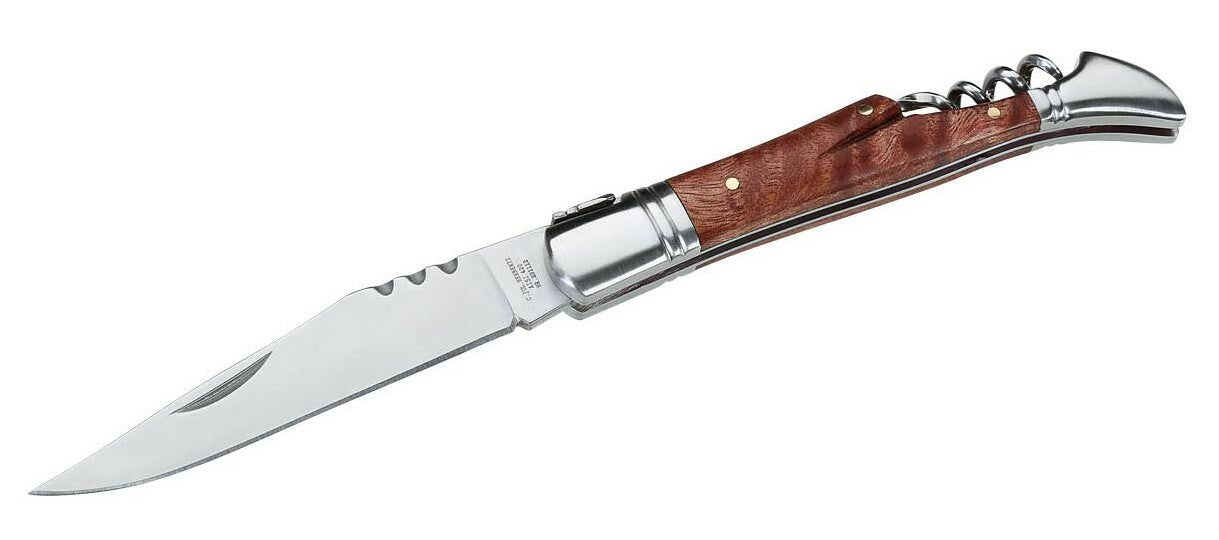 Herbertz джобен нож, дубово дърво, неръждаем, 9,7 cm, тирбушон