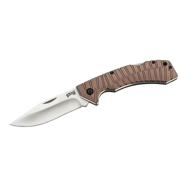 Herbertz джобен нож, 9cm, алуминий, бронзов