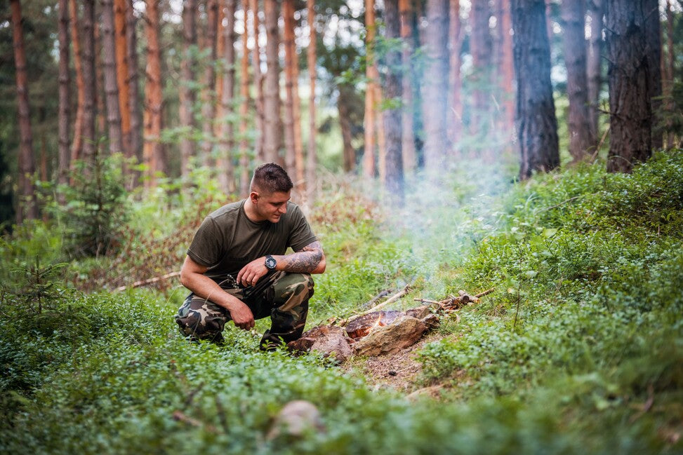 MFH BDU панталон с шарка splintertarn