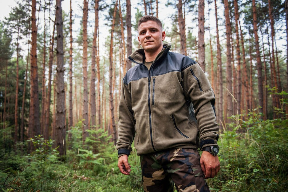 Helikon-Tex Classic Army флисов укрепен черно яке