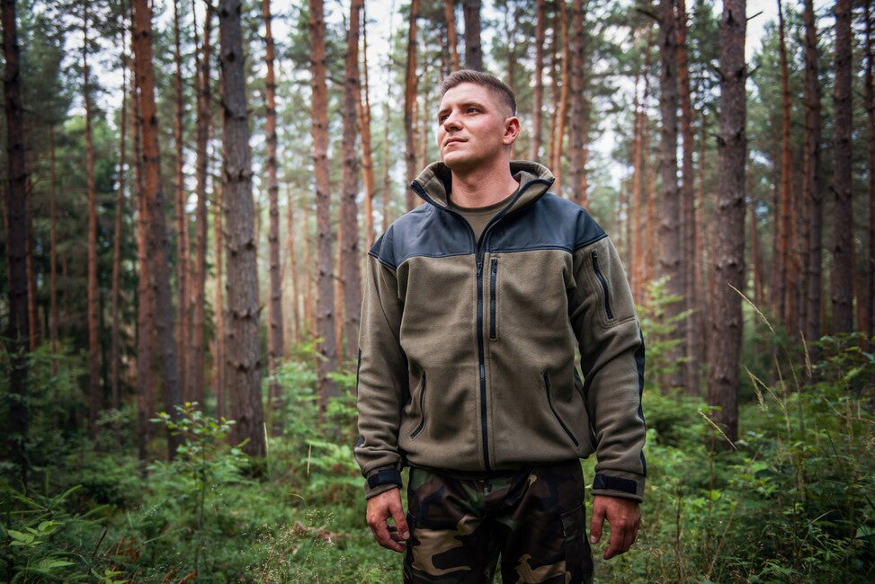 Helikon-Tex Classic Army укрепено флисово яке, маслинево-черно